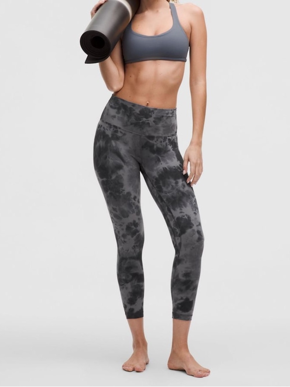 Lululemon High-Rise Tie-Dye Leggings – Size 2 🖤 Preowned • Great Condition